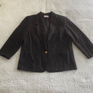 Alfred Dunner Classic Wool Blazer